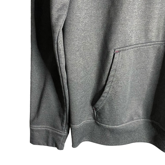 Reebok Girl's Gray 1/2 Zip Performance Wear Sweatshirt - Picture 4 of 7